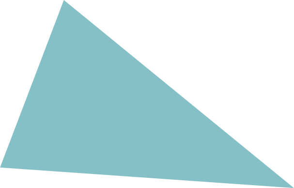 Light blue triangle shape with black background.