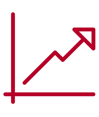 Red YouTube logo with a play button in the center